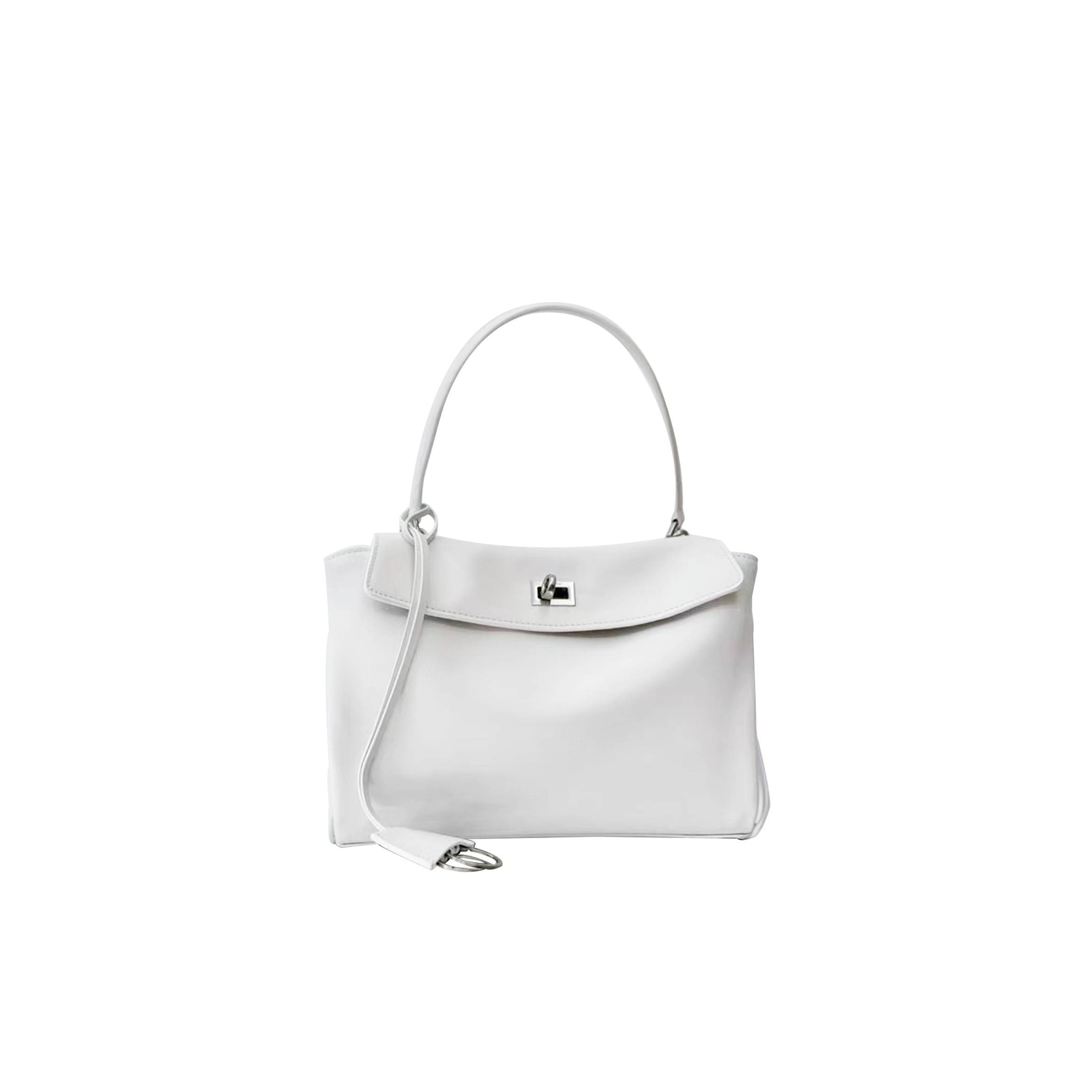 Ba*len*cia*ga rodeo small tote bag silver hardware (29*20*10cm)